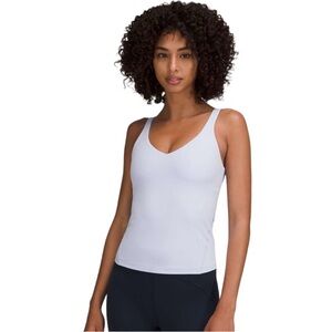 New with tags Lululemon women’s align waist-length tank white